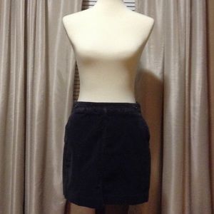 Banana Republic corduroy mini skirt